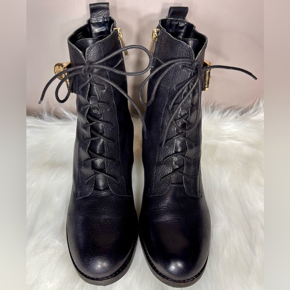 VINCE CAMUTO Ankle Boots w/Gold Accents - Picture 6 of 7
